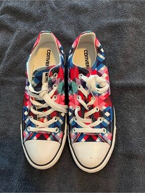 Converse All Star Blue Pink Unisex Shoes Size 8(Men) 10 (Women)